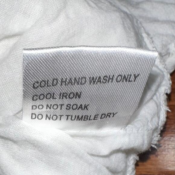 Princess Polly Darshan Cropped Cinched White Milkmaid Top Size 0 - Picture 8 of 14